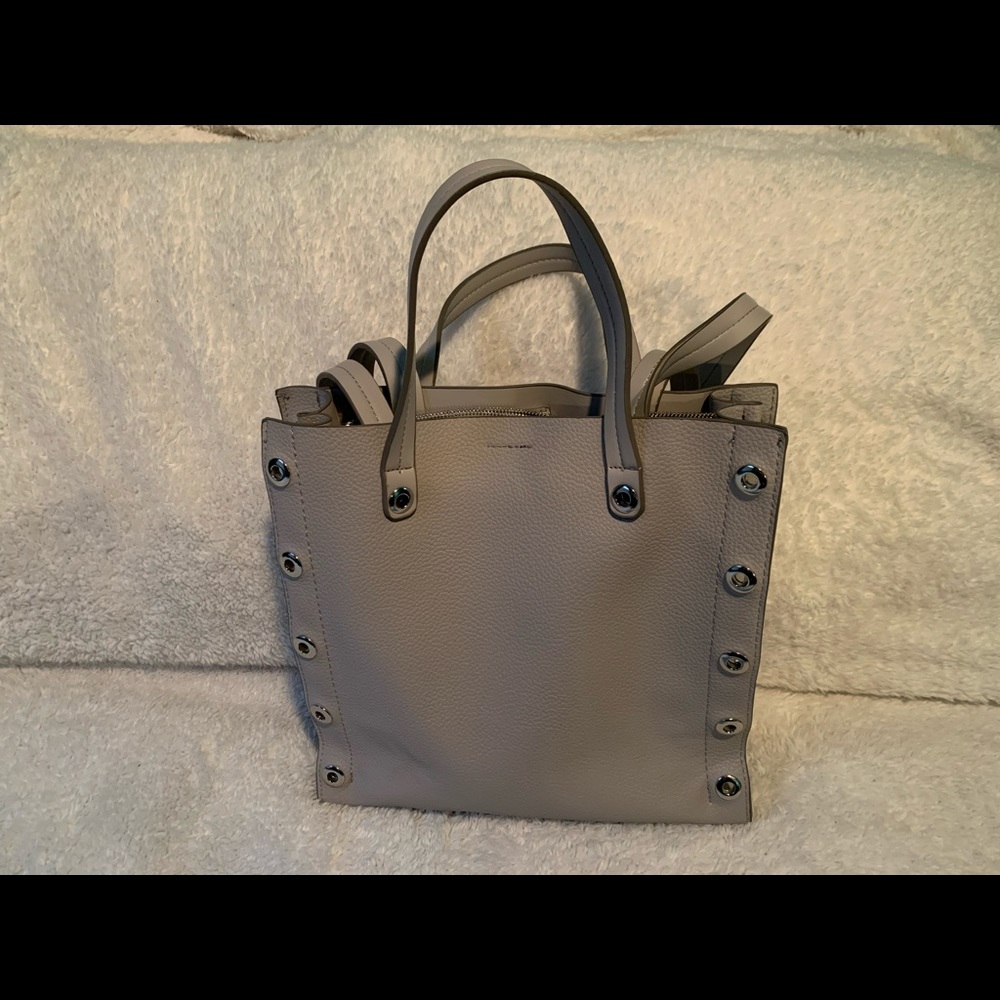 Zara square eyelets tote